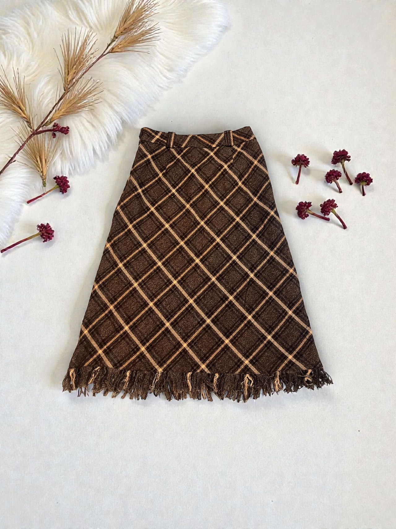 Midi Skirt Brown