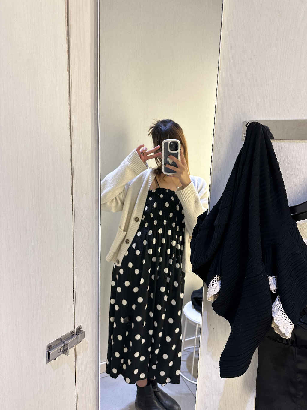 H&M Polka Dot Dress | Size: S-M ; Stretchable