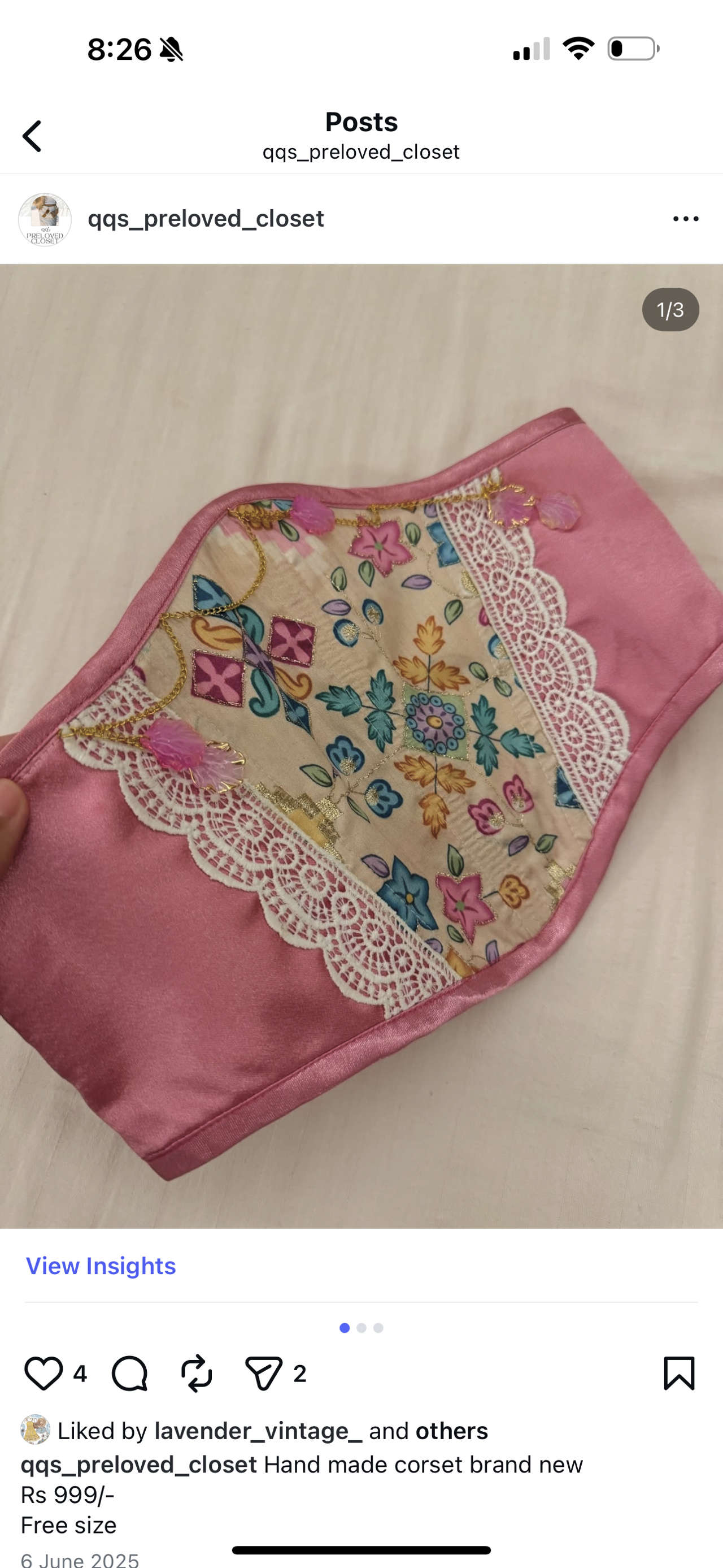 No Brand Blouse Pink