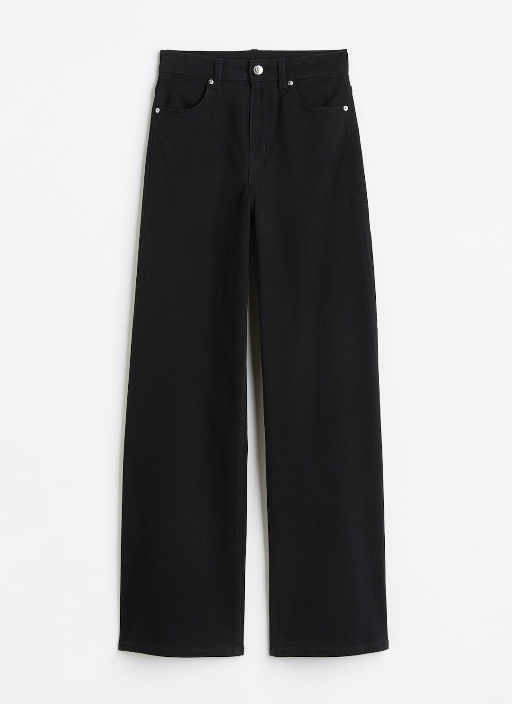 H&M wide leg jeans
